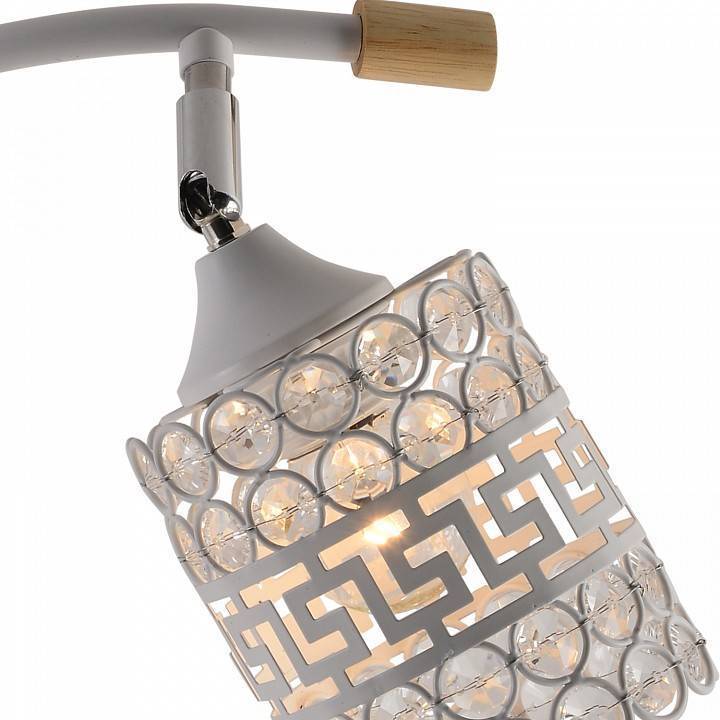 Светильник на штанге Reluce 01588-1 WH+CR+WOOD 01588-0.3-02