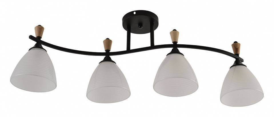 Светильник на штанге Reluce 01589-1 BK+WOOD 01589-3.3-04B