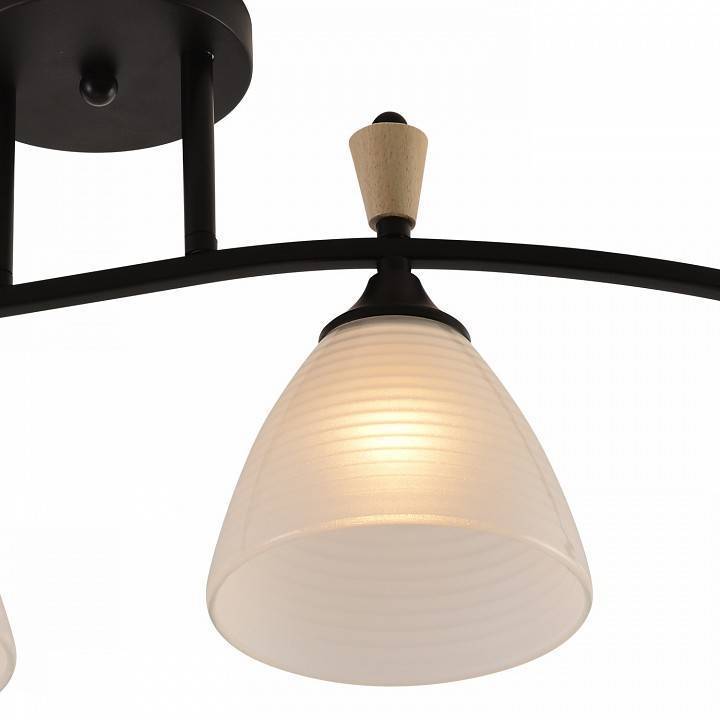 Светильник на штанге Reluce 01589-1 BK+WOOD 01589-3.3-04B