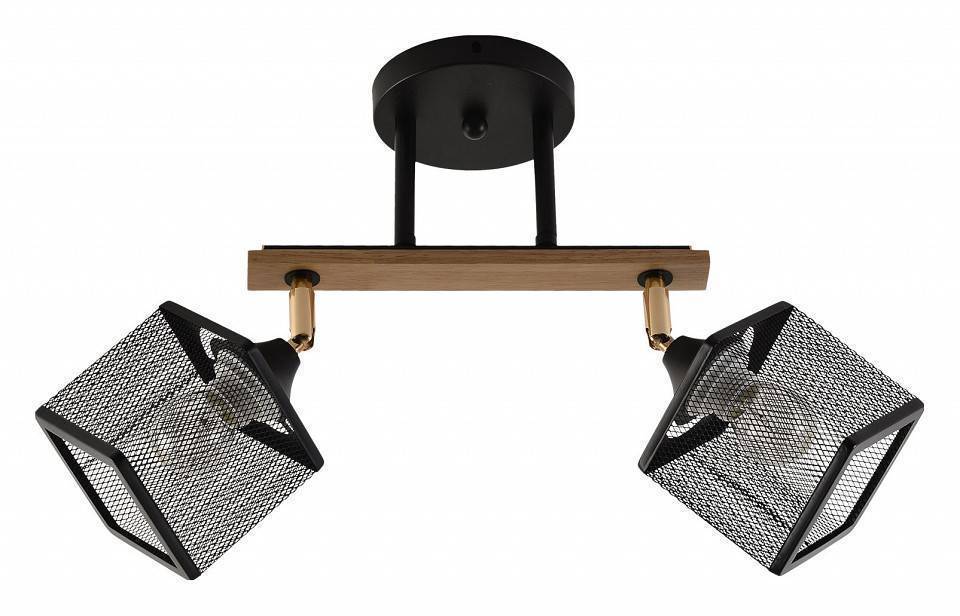 Светильник на штанге Reluce 01591 BK+FGD+WOOD 01591-3.3-02B