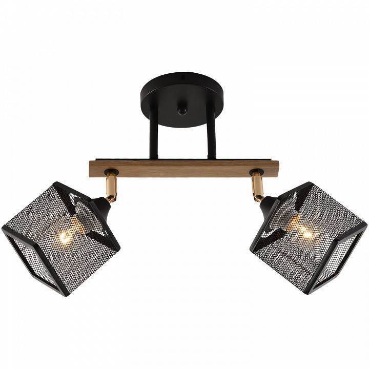 Светильник на штанге Reluce 01591 BK+FGD+WOOD 01591-3.3-02B