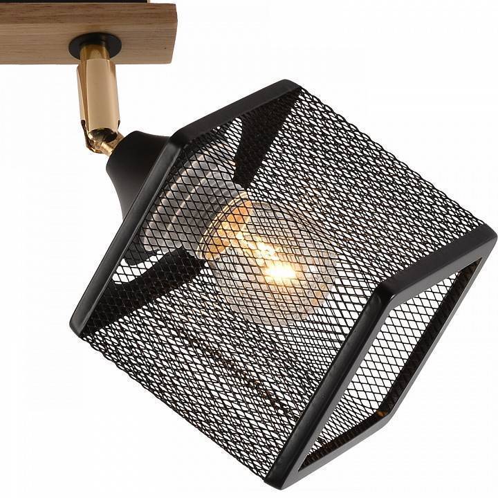 Светильник на штанге Reluce 01591 BK+FGD+WOOD 01591-3.3-02B