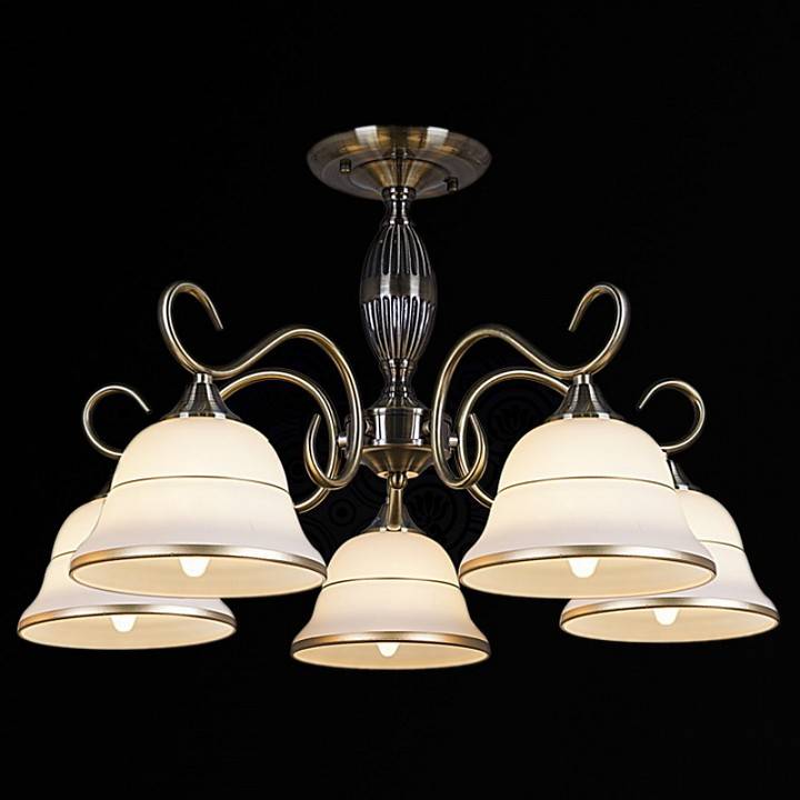 Люстра на штанге Reluce 02263 5 ламп AB 02263-0.3-05 AB