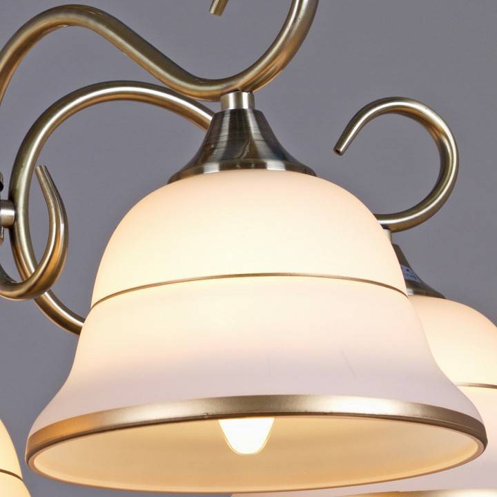 Люстра на штанге Reluce 02263 5 ламп AB 02263-0.3-05 AB