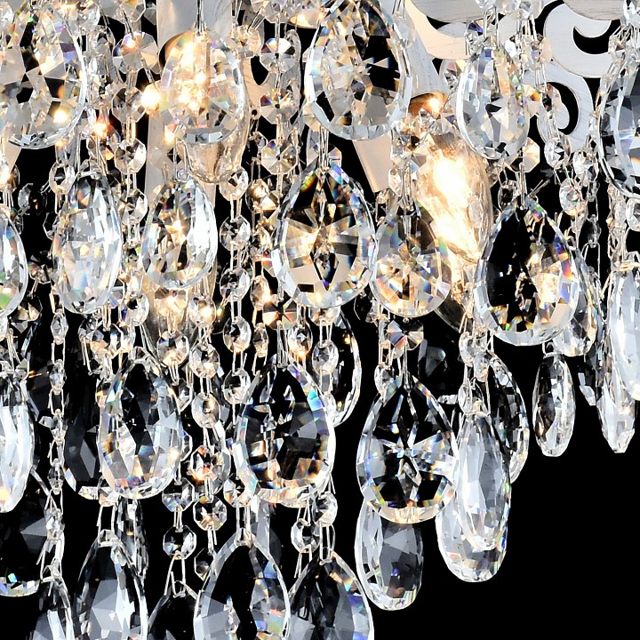 Люстра на штанге De Markt 04033-0.3-06 WH+SILVER PN