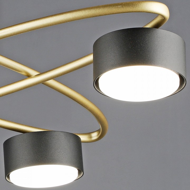 Люстра на штанге Reluce 06658-0.3-04 GD+BK GX53