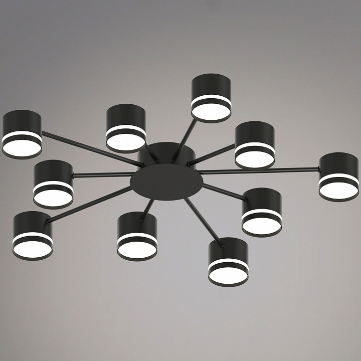Потолочная люстра De Markt 06730-0.3-10 GX53 BK черный 06730-0.3-10 GX53 BK