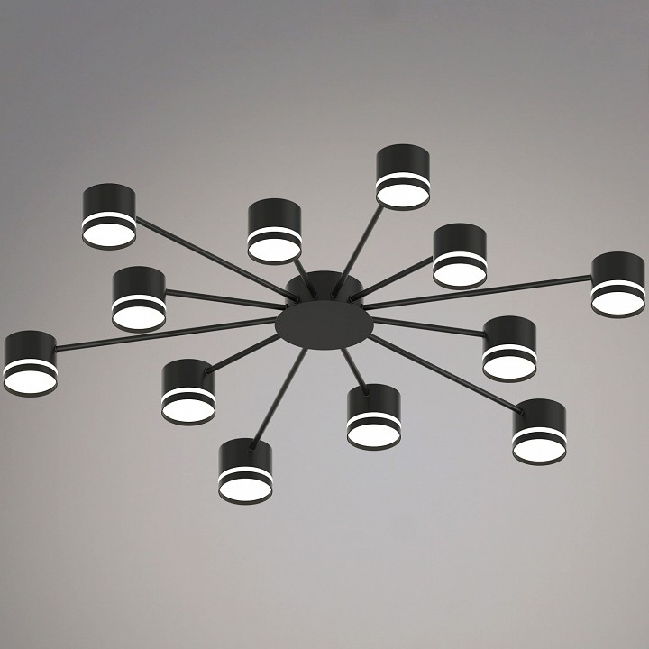 Потолочная люстра 06730-0.3-12 GX53 BK