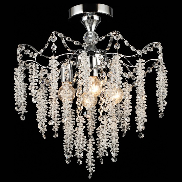 Люстра на штанге De City 08720-0.3-04 CH 4 лампы 08720-0.3-04 CH