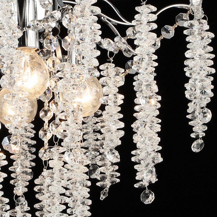 Люстра на штанге De City 08720-0.3-04 CH 4 лампы 08720-0.3-04 CH