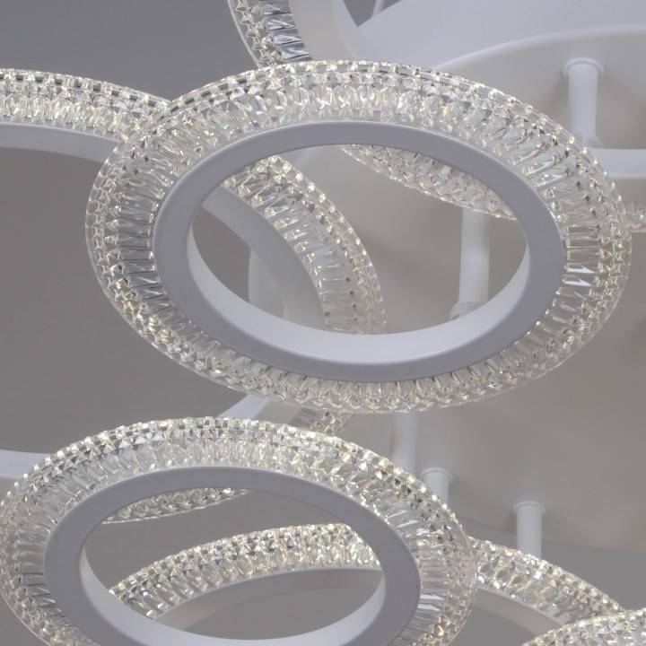 Потолочная люстра De Markt 09837-0.3-5+5A WH