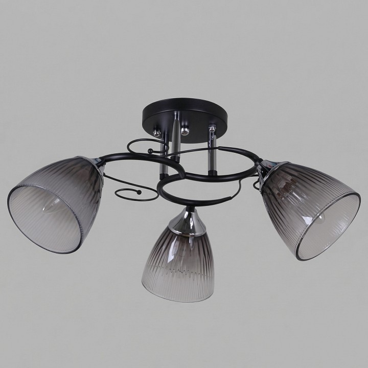 Люстра на штанге  13560-0.3-03 BK+CR