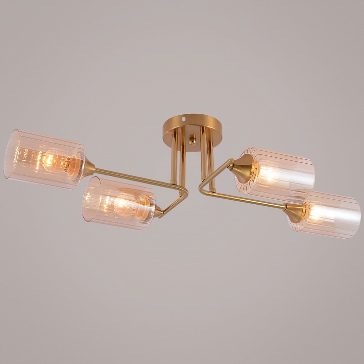 Люстра на штанге  19610-0.3-04 COPPER