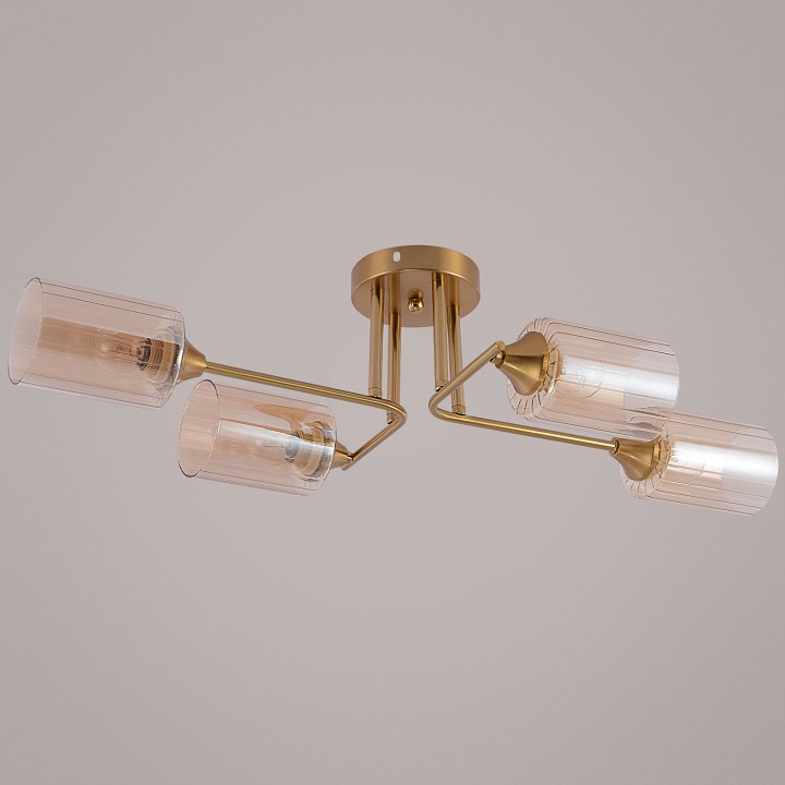 Люстра на штанге  19610-0.3-04 COPPER