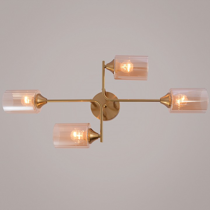 Люстра на штанге  19610-0.3-04 COPPER