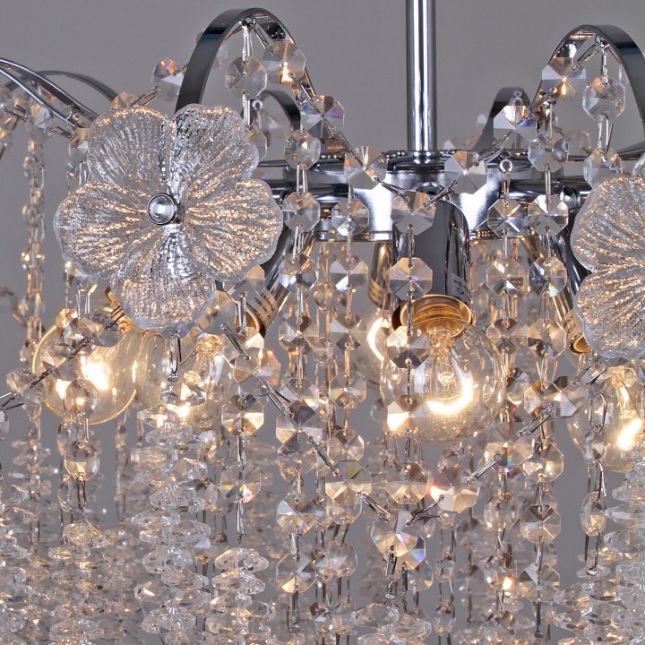 Подвесная люстра De Markt Берген 8 ламп 47300-0.3-08 CH