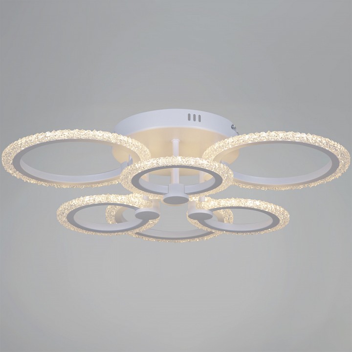 Люстра на штанге светодиодная Reluce 51150-0.3-3+3 WH