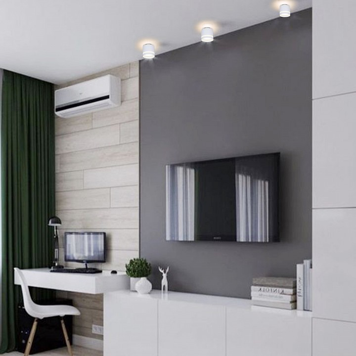 Накладной светильник 53001-9.5-001LD GX53+LED3W WT