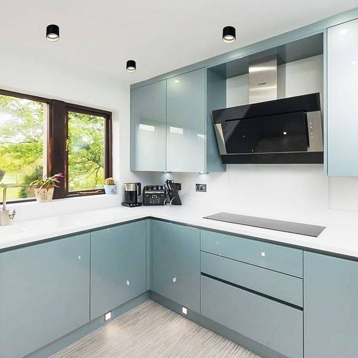 Светильник накладной Reluce 53022 GX53 черный 53022-9.5-001IL GX53 BK