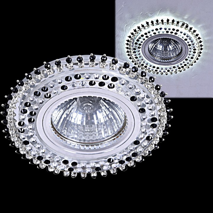 Встраиваемый светильник 59502-9.0-001MN MR16+LED3W BK