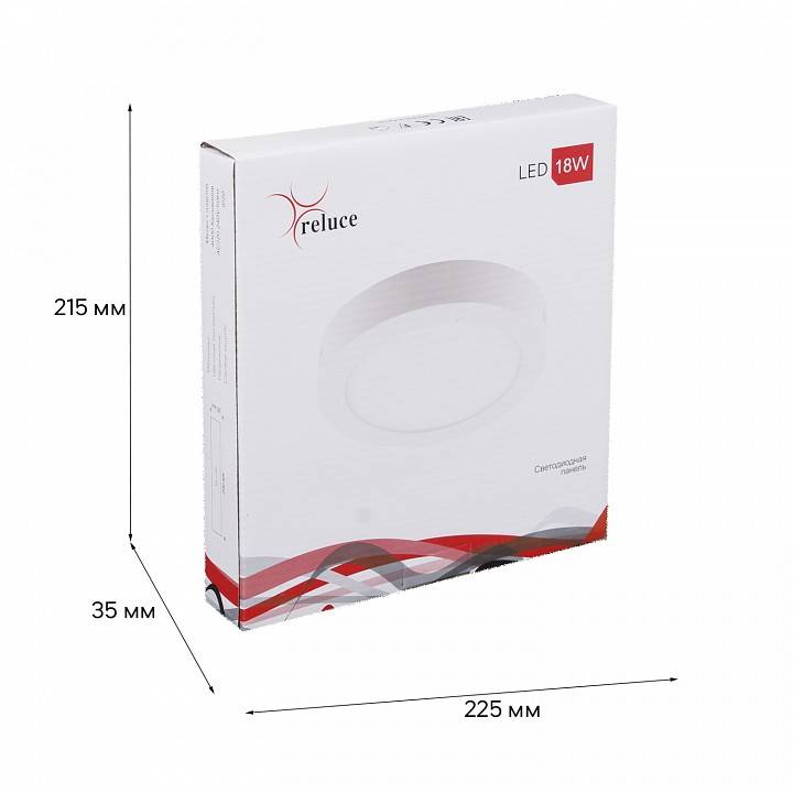 Накладной светильник Reluce 70606 70606-9.5-001OL LED18W WH 4000K