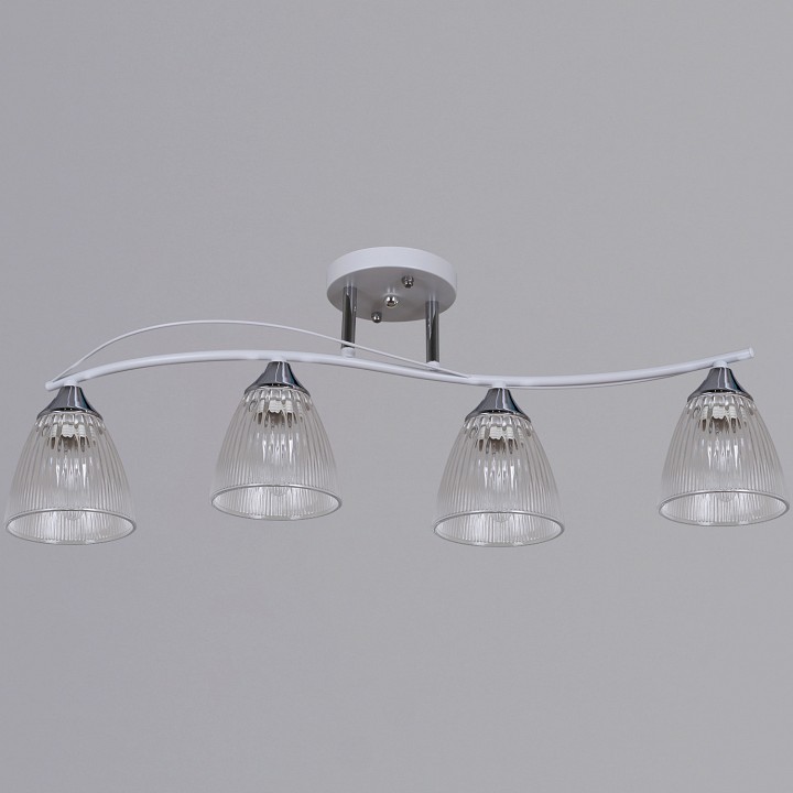 Люстра на штанге  87360-0.3-04 WH+CR