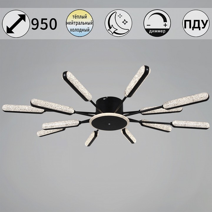 Потолочная люстра  97290-0.3-12 BK