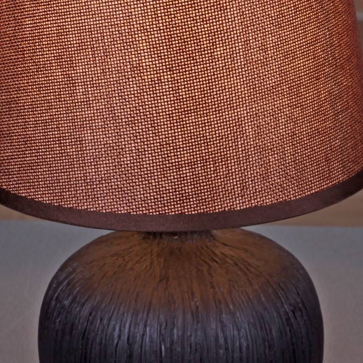 Настольная лампа декоративная Reluce темно-коричневая 98570-0.7-01 dark brown