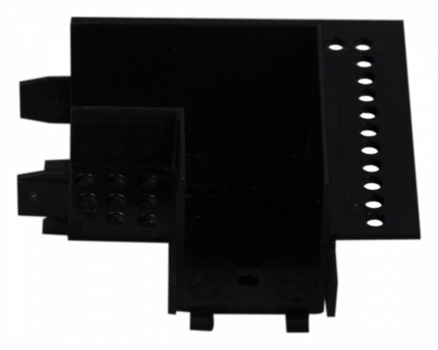 Соединитель угловой L-образный для треков встраиваемых Reluce  RL 06202 corner connector BK
