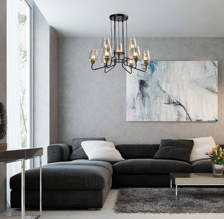 Подвесная люстра Rivoli Gera 5xE14 40 Вт Б0047325