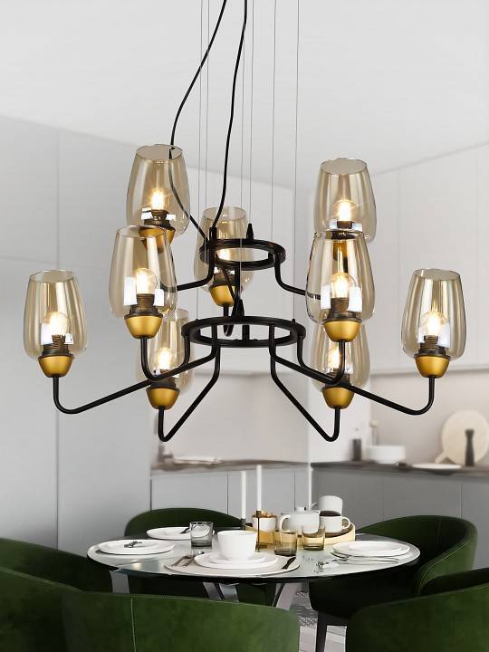 Подвесная люстра Rivoli Gera 5xE14 40 Вт Б0047325