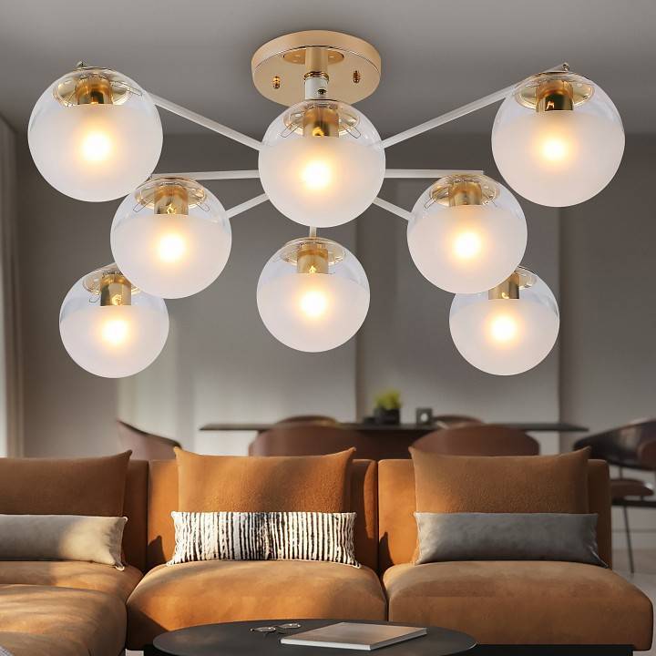 Люстра на штанге Rivoli Umbra 8xE27 40 Вт Б0054865