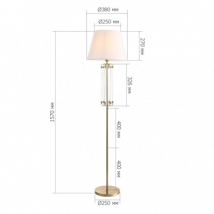 Торшер ST-Luce BRASS SL1403.305.01