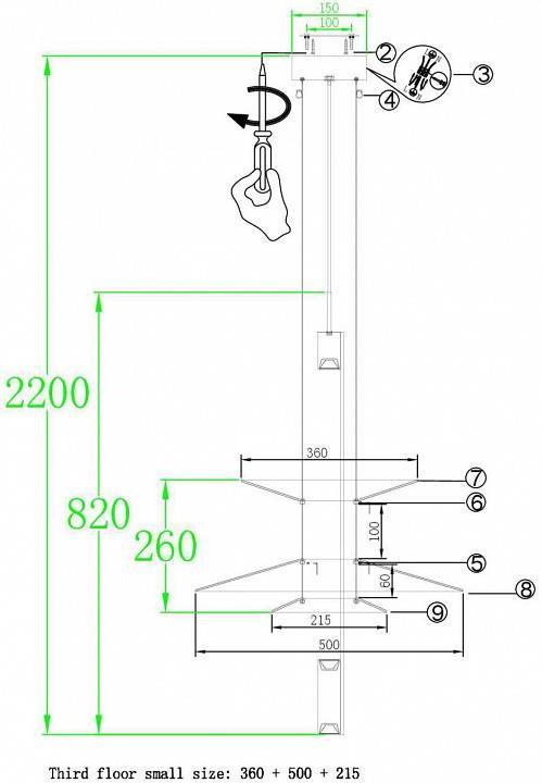 Подвесной светильник ST Luce Isola SL6101.413.01