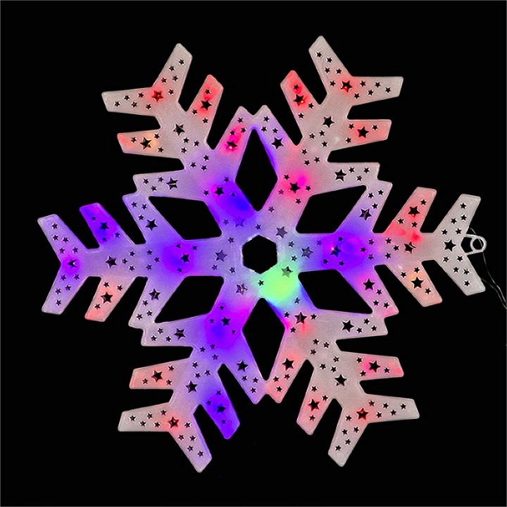 Снежинка световая Sneha  A-264 LED RD//BL, RD/GN