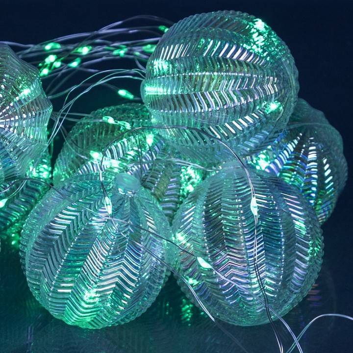 Гирлянда с насадками Sneha Снежинки 20 LED 4 м A-447 GN