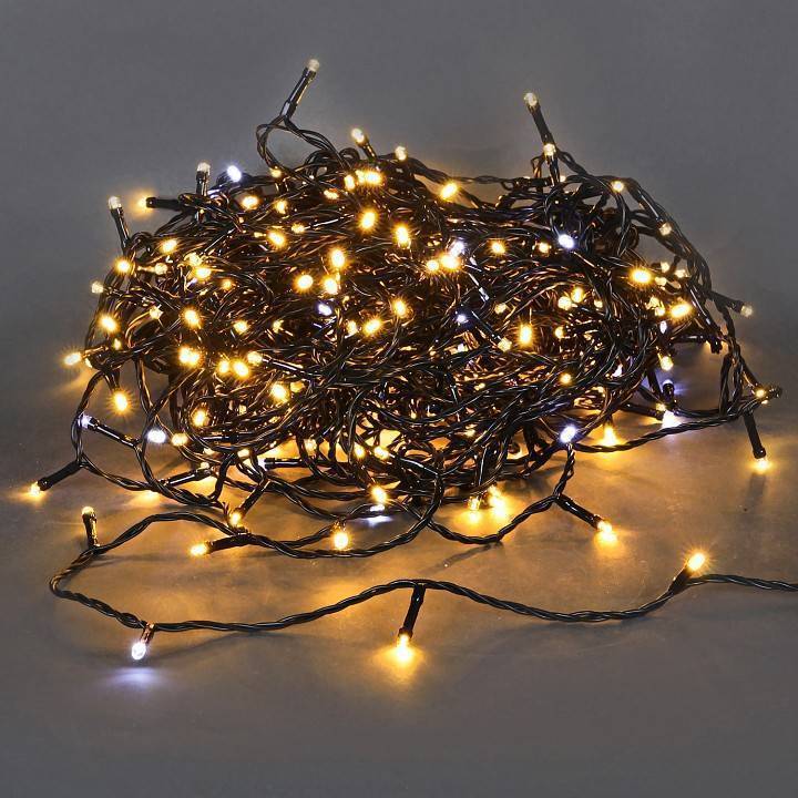 Гирлянда Нить Sneha A-969 WW/WT FLASH теплый белый/белый с мерцанием A-969 WW/WT FLASH