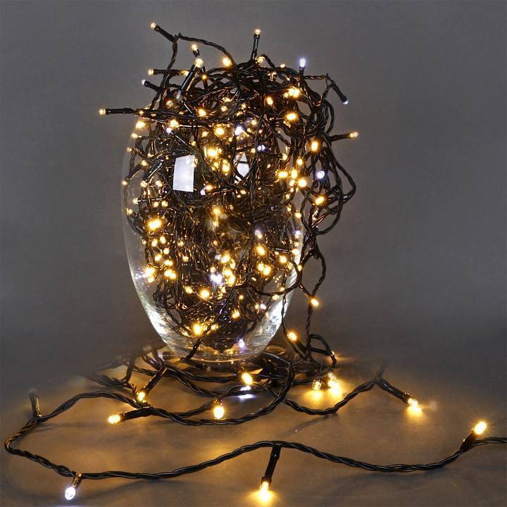 Гирлянда Нить Sneha A-969 WW/WT FLASH теплый белый/белый с мерцанием A-969 WW/WT FLASH