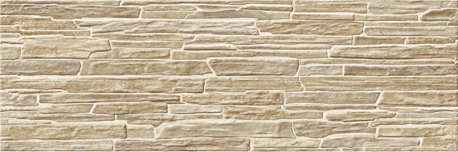 Плитка настенная Alma Ceramica Rocko рельефная 200х600х7.5 мм TWA11ROK414