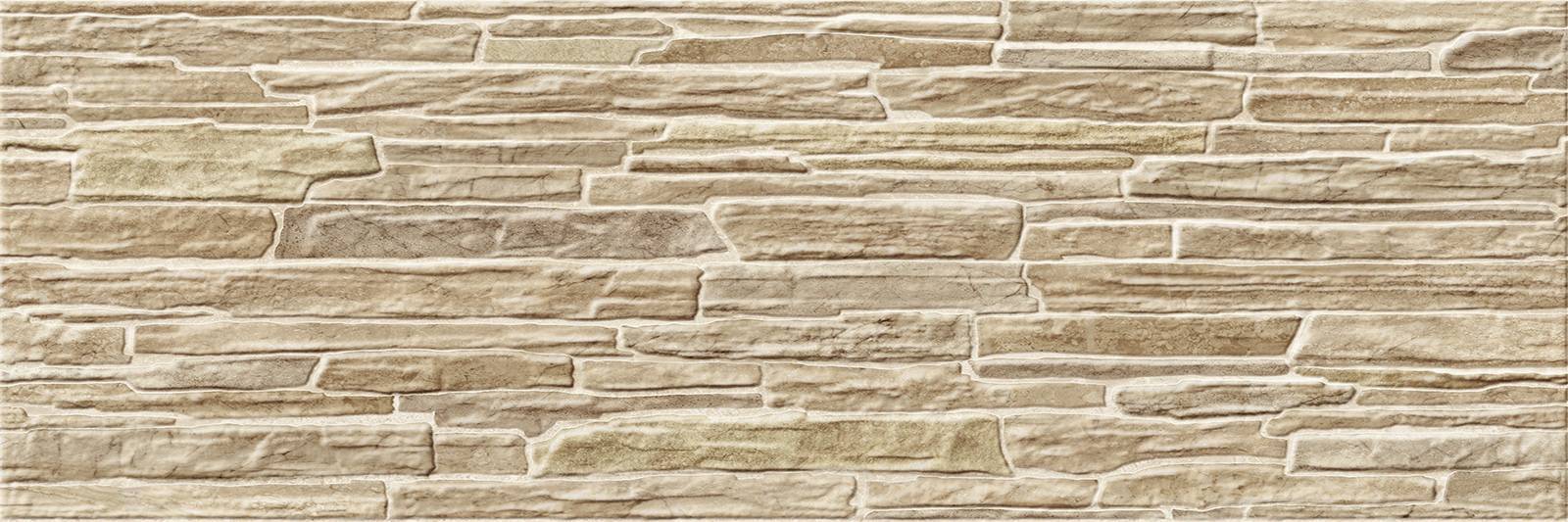 Плитка настенная Alma Ceramica Rocko рельефная 200х600х7.5 мм TWA11ROK414
