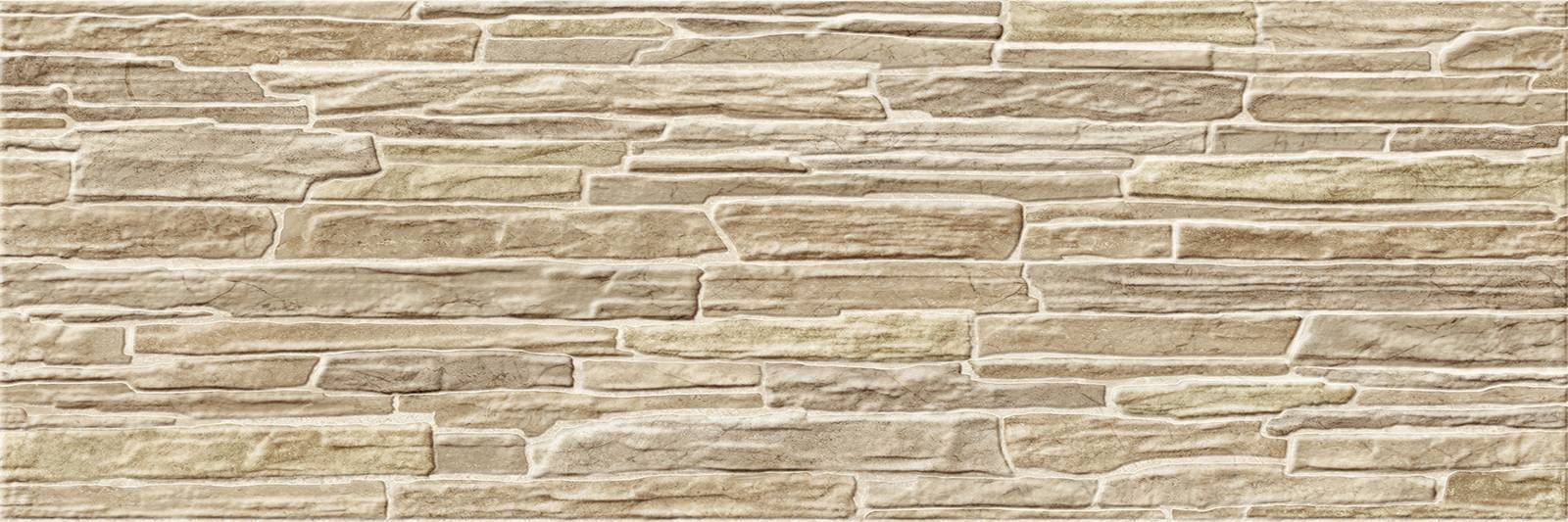 Плитка настенная Alma Ceramica Rocko рельефная 200х600х7.5 мм TWA11ROK414