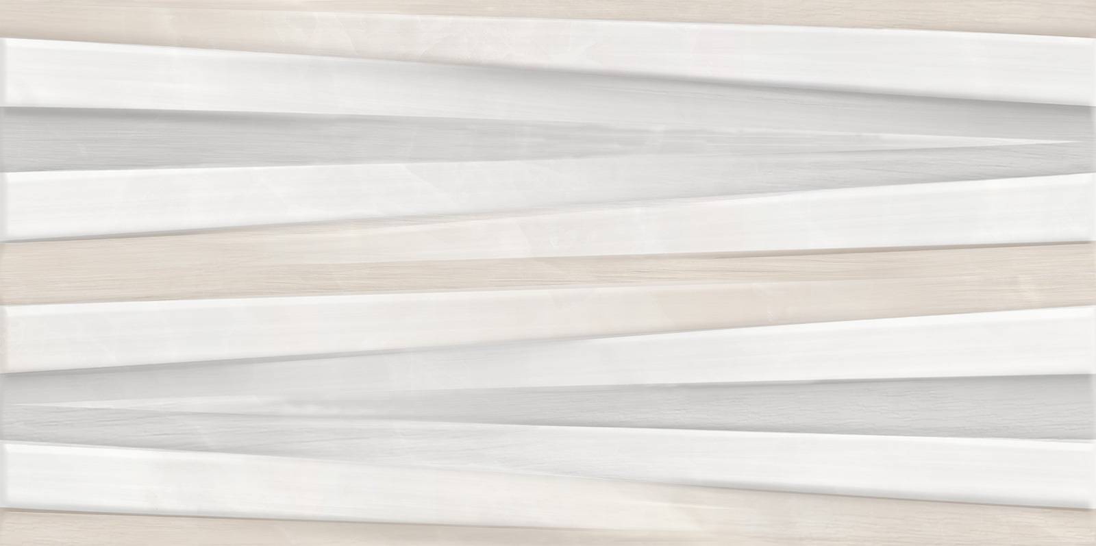 Плитка настенная рельефная Alma Ceramica Rivoli 249х500х8.5 мм TWU09RVL704