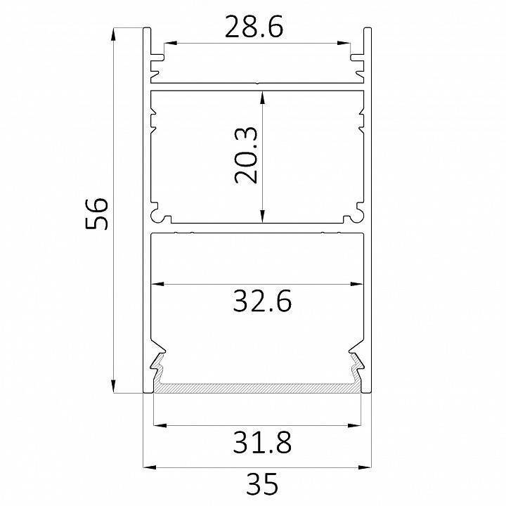 Накладной светильник De Markt LINE 6063 0412612