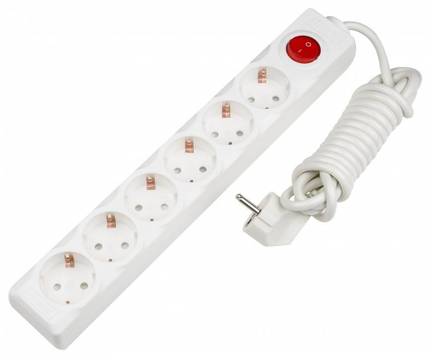 Удлинитель с выключателем Uniel S-GSU5 5 розеток 3 м 2939