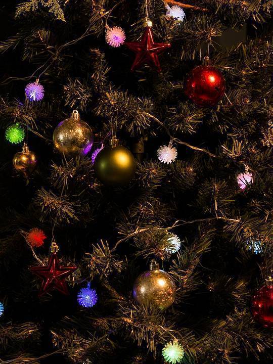 Гирлянда с насадками Uniel Звезды 10 LED 2 м ULD-7921