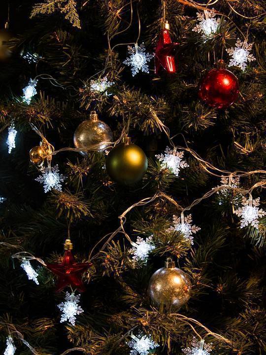 Гирлянда с насадками Uniel Снежинки 07930