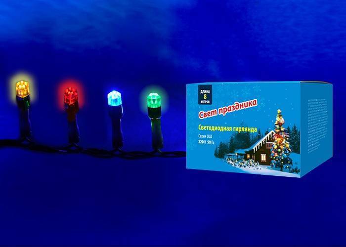 Гирлянда Супернить Uniel ULD-S0800/80 DTA 80 м 800 LED теплый белый UL-00005472