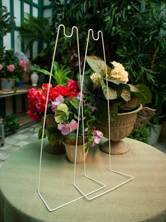 Подставка для цветов Uniel UFP-G20S H50 WHITE UL-00007139