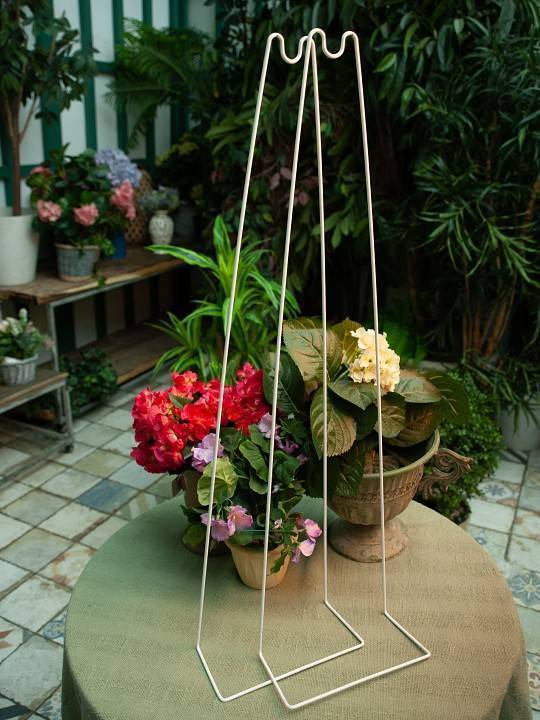 Подставка для цветов Uniel UFP-G20S H80 WHITE UL-00007140