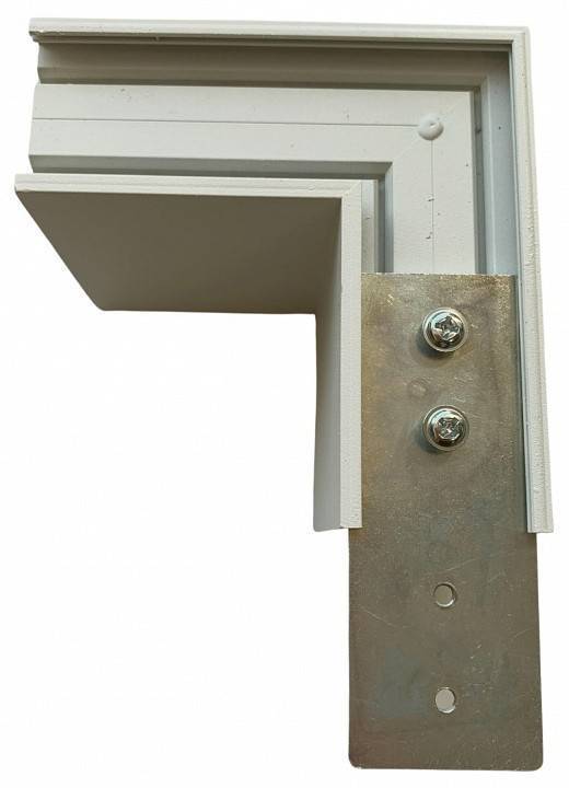 Соединитель угловой L-образный для треков накладных Uniel UBX-MS21 UL-00008730